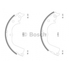 0 986 AB0 109 BOSCH Комплект тормозных колодок