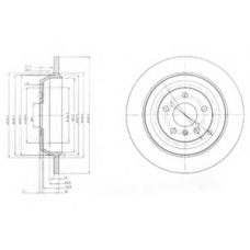 BG4031 DELPHI Тормозной диск