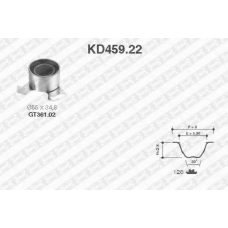 KD459.22 SNR Комплект ремня грм