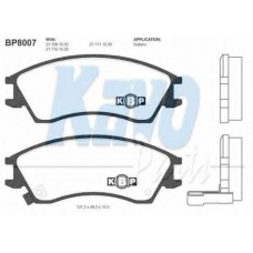 BP-8007 KAVO PARTS Комплект тормозных колодок, дисковый тормоз