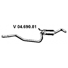 04.690.81 EBERSPACHER Предглушитель выхлопных газов