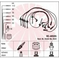 0524 NGK Комплект проводов зажигания