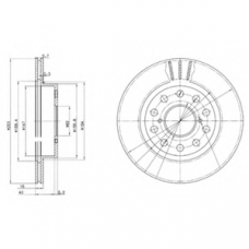 BG3268 DELPHI Тормозной диск