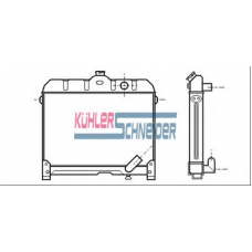 0402702 KUHLER SCHNEIDER Радиатор, охлаждение двигател