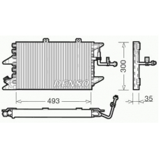 DCN09096 DENSO Конденсатор, кондиционер