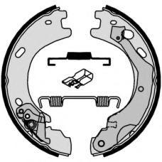 S 44 510 BREMBO Комплект тормозных колодок, стояночная тормозная с