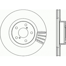 BDR1493.20 OPEN PARTS Тормозной диск