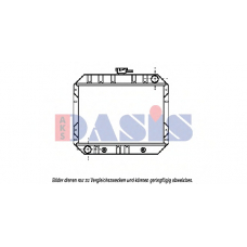 090053N AKS DASIS Радиатор, охлаждение двигателя