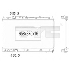 723-1009 TYC Радиатор, охлаждение двигателя