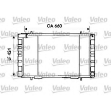731235 VALEO Радиатор, охлаждение двигателя