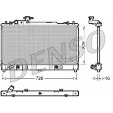 DRM44029 DENSO Радиатор, охлаждение двигателя