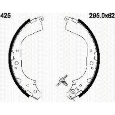 8100 10425 TRIDON Brake shoes