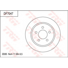 DF7047 TRW Тормозной диск