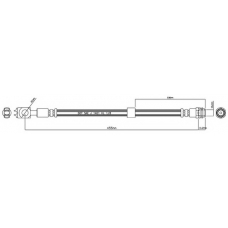 VBJ190 MOTAQUIP Тормозной шланг
