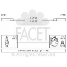 4.9044 FACET Комплект проводов зажигания
