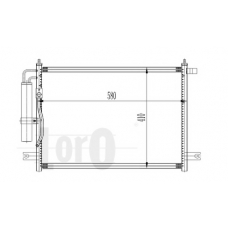 007-016-0001 LORO Конденсатор, кондиционер