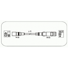 ABM45 JANMOR Комплект проводов зажигания