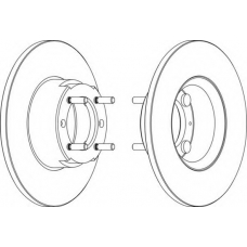 DDF530-1 FERODO Тормозной диск