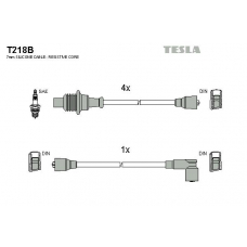 T218B TESLA Комплект проводов зажигания