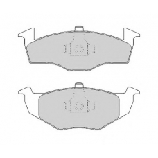 FD6770N NECTO Комплект тормозных колодок, дисковый тормоз