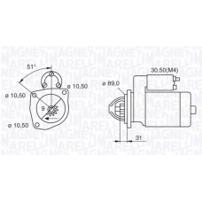 063522310050 MAGNETI MARELLI Стартер