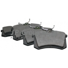 1163705310 Jp Group Комплект тормозных колодок, дисковый тормоз