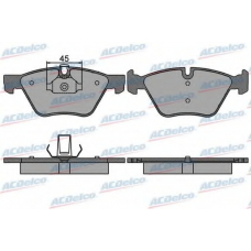 AC0581512D AC Delco Комплект тормозных колодок, дисковый тормоз