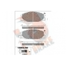 RB0853-700 R BRAKE Комплект тормозных колодок, дисковый тормоз