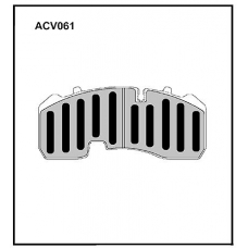 ACV061 Allied Nippon Тормозные колодки