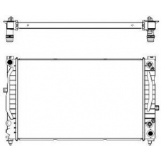 3061-1002 SAKURA  Automotive Радиатор, охлаждение двигателя