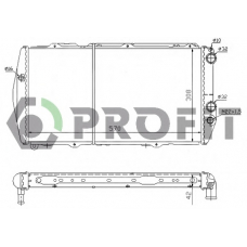 PR 0012A6 PROFIT Радиатор, охлаждение двигателя