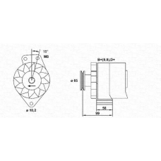 943356813010 MAGNETI MARELLI Генератор
