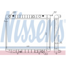 63299 NISSENS Радиатор, охлаждение двигателя