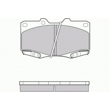 12-1319 E.T.F. Комплект тормозных колодок, дисковый тормоз