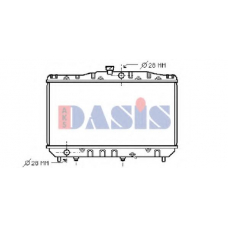 210076N AKS DASIS Радиатор, охлаждение двигателя