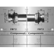 80432 Malo Тормозной шланг