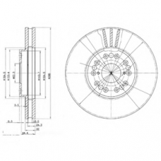 BG2829 DELPHI Тормозной диск