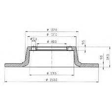 BDC3465 QUINTON HAZELL Тормозной диск