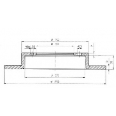 BDC3460 QUINTON HAZELL Тормозной диск