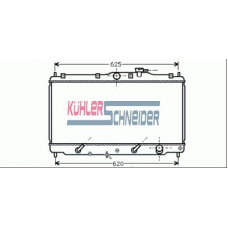 0106101 KUHLER SCHNEIDER Радиатор, охлаждение двигател