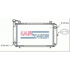 1611701 KUHLER SCHNEIDER Радиатор, охлаждение двигател