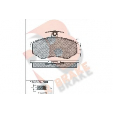 RB0809-700 R BRAKE Комплект тормозных колодок, дисковый тормоз