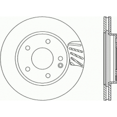 BDR1700.20 OPEN PARTS Тормозной диск