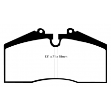 DP3767C EBC Brakes Колодки тормозные