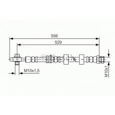 1 987 481 375 BOSCH Тормозной шланг
