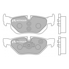 LVXL1258 MOTAQUIP Комплект тормозных колодок, дисковый тормоз