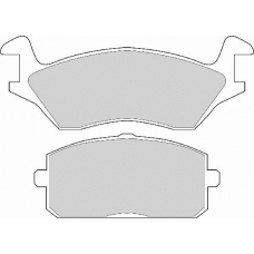 FD833A NECTO Комплект тормозных колодок, дисковый тормоз