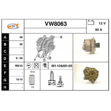 VW8063 SNRA Генератор