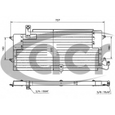300251 ACR Конденсатор, кондиционер