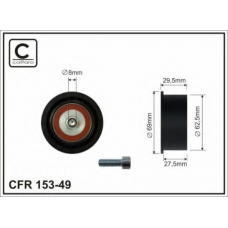 153-49 CAFFARO Паразитный / Ведущий ролик, зубчатый ремень
